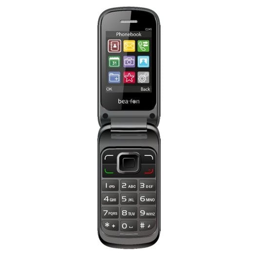 Beafon C245 Teléfono Móvil Básico 2.4" Negro