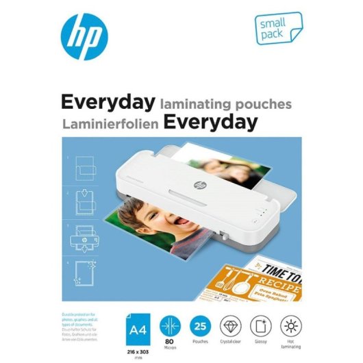 Filme laminado Hewlett Packard HP Everyday A4, 25 unidades