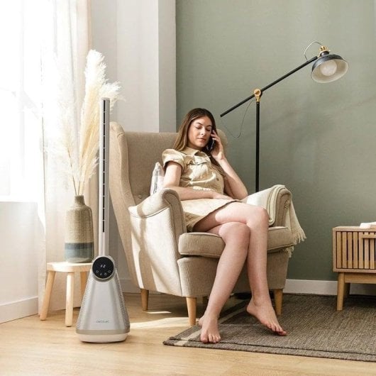 Ventilatore torre Cecotec EnergySilence 9890 Skyline Bladeless 50W LED 39"