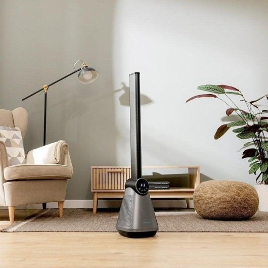 Turmventilator Ohne Flügel Cecotec EnergySilence 9890 Skyline 50W 3 Stufen Fernbedienung LED