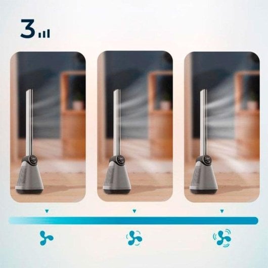 Ventilatore torre Cecotec EnergySilence 9890 Skyline Bladeless 50W LED telecomando