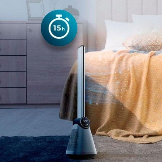 Ventilatore torre Cecotec EnergySilence 9890 Skyline Bladeless 50W LED telecomando