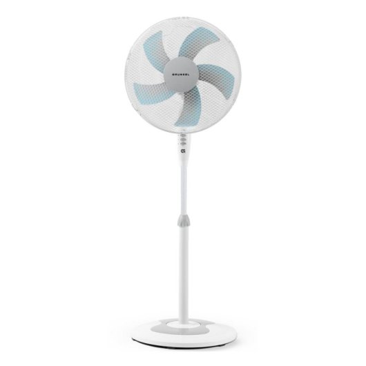 Ventoinha de Pé Grunkel FAN-165R 50W 40cm 3 Velocidades Temporizador Silenciosa Altura Regulável