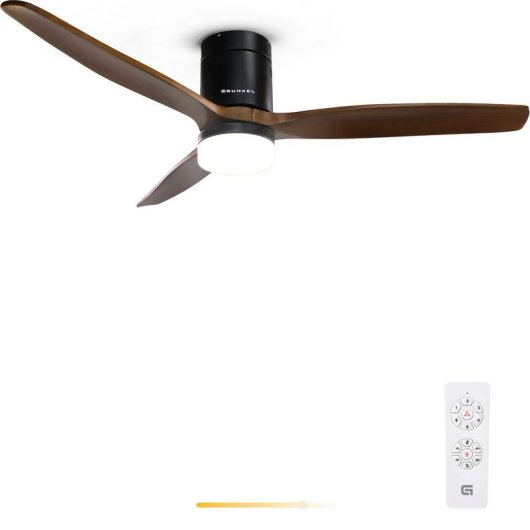 Ventoinha de Teto com Luz Grunkel SKYWIND-52WN 40W 132cm 6 Velocidades Comando