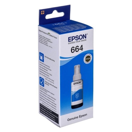 Epson T6642 Bouteille d'encre cyan 70 ml