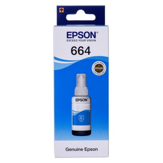 Epson T6642 Bouteille d'encre cyan 70 ml