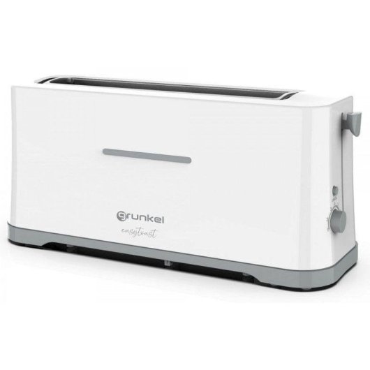 Grille-pain Grunkel TS-40 EASYTOAST 1 Fente extra-large 980 W 7 Niveaux Tiroir ramasse-miettes Blanc