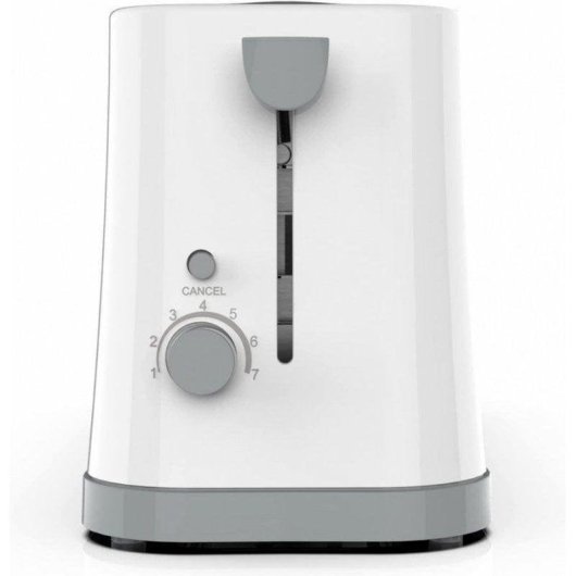 Grille-pain Grunkel TS-40 EASYTOAST 1 Fente extra-large 980 W 7 Niveaux Tiroir ramasse-miettes Blanc