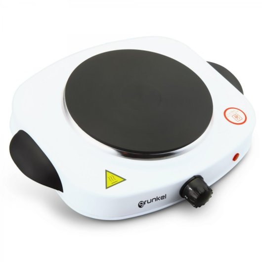 Grunkel EHP-118 Fogão Elétrico de 1 Zona 1500W Branco