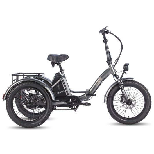 Fafrees F20 Mate Bicicleta Elétrica Motor 500W Bateria 48V/18.2Ah Autonomia 110km Cinzenta
