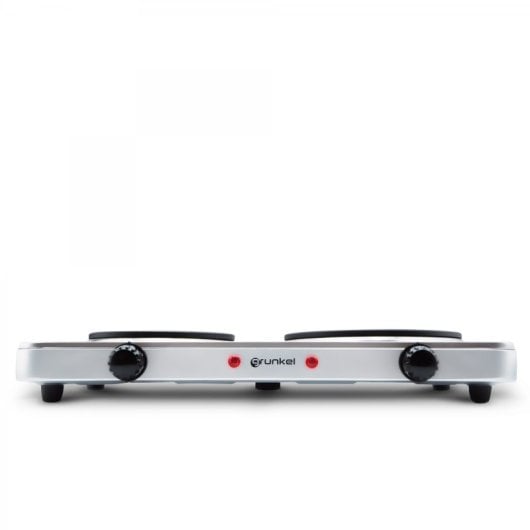 Grunkel EHP-218INOX Hornillo Eléctrico de 2 Zonas 1500W Acero Inoxidable