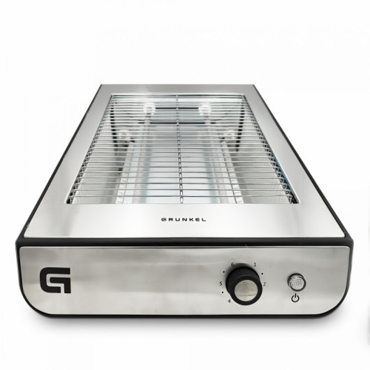 Grunkel TSP-INOX Tostador Plano 600W Acero Inoxidable