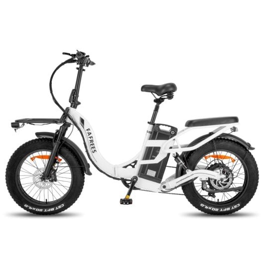Fafrees F20 X-Max Bicicleta Elétrica Dobrável Motor 750W Bateria 48V/30Ah Autonomia 180km Branca