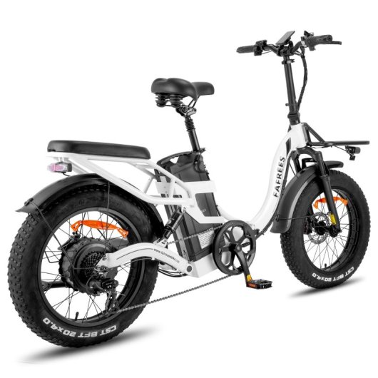 Fafrees F20 X-Max Bicicleta Elétrica Dobrável Motor 750W Bateria 48V/30Ah Autonomia 180km Branca