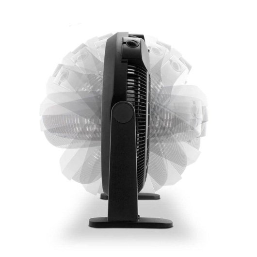 Ventoinha de Chão Industrial Haeger Hover Wind 90W 50cm 3 Velocidades Inclinação Silenciosa