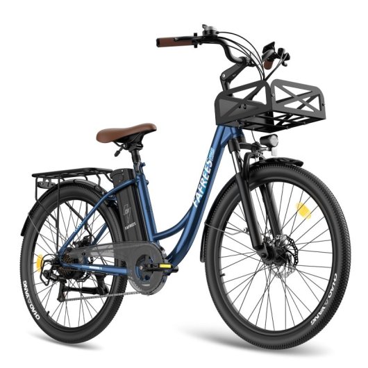 Fafrees F26 Lasting Bicicleta Eléctrica Motor 250W Batería 36V/20.3Ah Autonomía 160km Azul