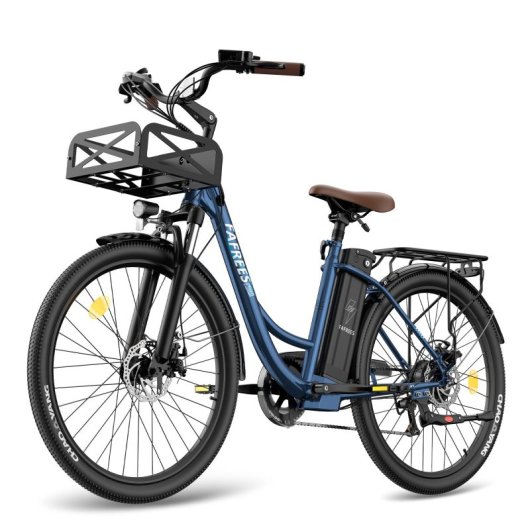 Fafrees F26 Lasting Bicicleta Eléctrica Motor 250W Batería 36V/20.3Ah Autonomía 160km Azul