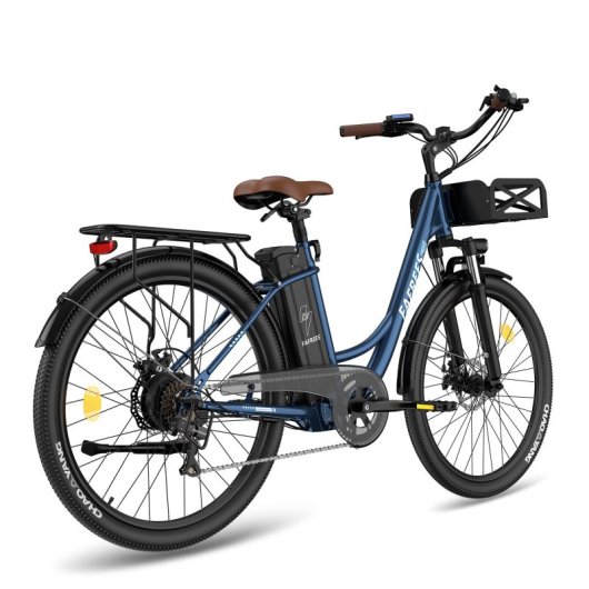 Fafrees F26 Lasting Bicicleta Eléctrica Motor 250W Batería 36V/20.3Ah Autonomía 160km Azul