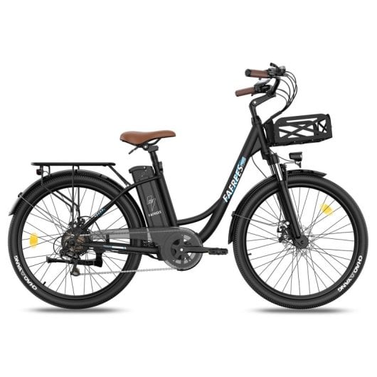 Fafrees F26 Lasting Bicicleta Elétrica Motor 250W Bateria 36V/20.3Ah Autonomia 160km Preta