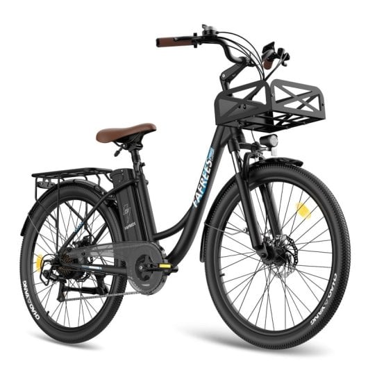 Fafrees F26 Lasting Bicicleta Elétrica Motor 250W Bateria 36V/20.3Ah Autonomia 160km Preta