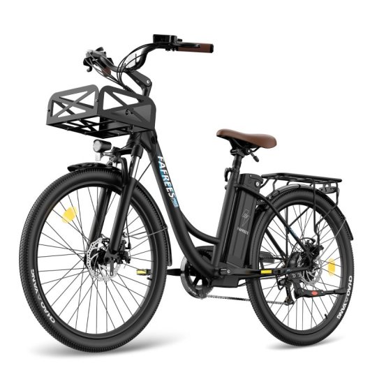 Fafrees F26 Lasting Bicicleta Elétrica Motor 250W Bateria 36V/20.3Ah Autonomia 160km Preta
