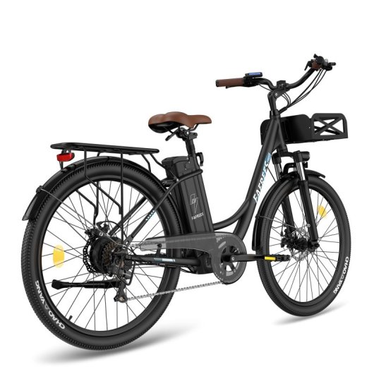 Fafrees F26 Lasting Bicicleta Elétrica Motor 250W Bateria 36V/20.3Ah Autonomia 160km Preta