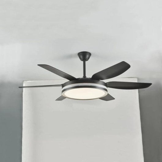 Bel Air Orion Ventilador de Techo con Luz y Mando a Distancia 72W 132cm Negro