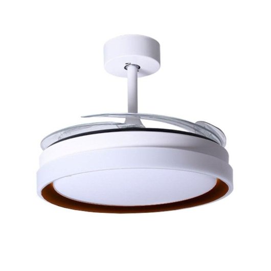 Ventilateur de plafond Bel Air Kigali LED 72W 108cm télécommande blanc/marron
