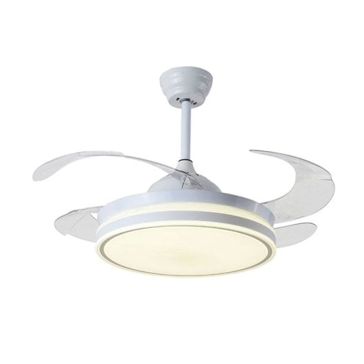 Bel Air Asgard Ventilador de Techo con Mando a Distancia 72W 108cm Aspas Retráctiles Blanco