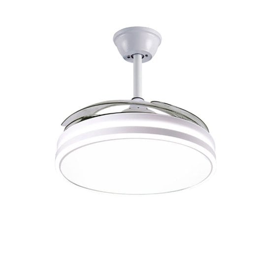 Bel Air Asgard Ventilador de Techo con Mando a Distancia 72W 108cm Aspas Retráctiles Blanco