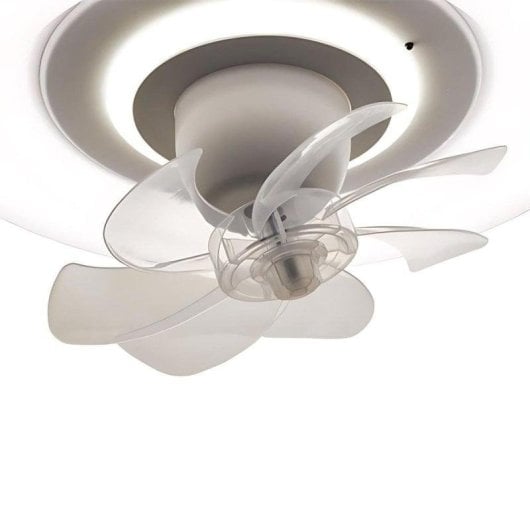 Ventoinha de Teto Bel Air Home Raki Move LED 38W 48cm 6 pás Branco
