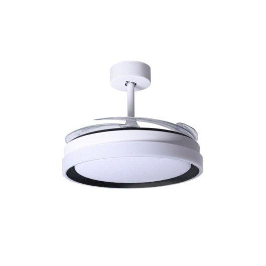 Ventoinha de teto Bel Air Kigali Mini LED 48W 91cm 4 pás retráteis