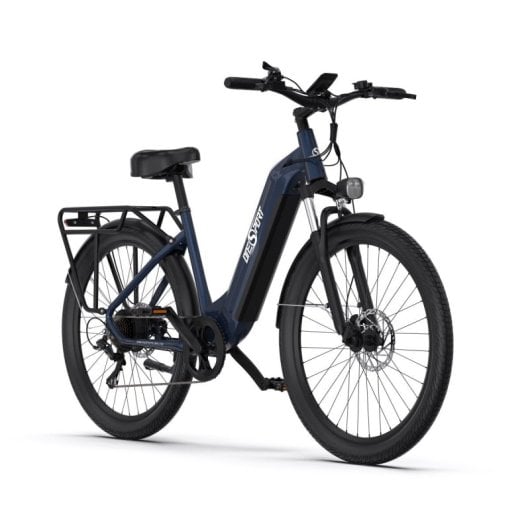 OneSport OT05 Bicicleta Eléctrica Motor 250W Batería 36V/18.2Ah Autonomía 60km Ruedas 27.5" Azul