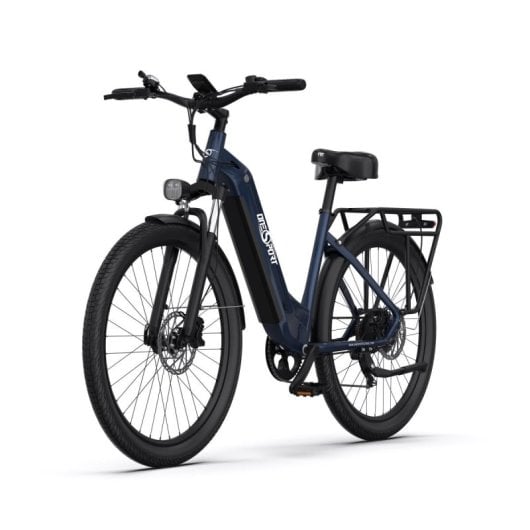 OneSport OT05 Bicicleta Eléctrica Motor 250W Batería 36V/18.2Ah Autonomía 60km Ruedas 27.5" Azul