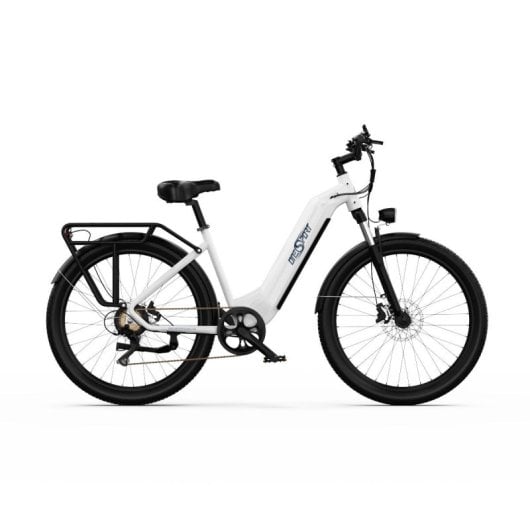 OneSport OT05 Bicicleta Elétrica Motor 250W Bateria 36V/18.2Ah Autonomia 60km Rodas 27.5" Branca
