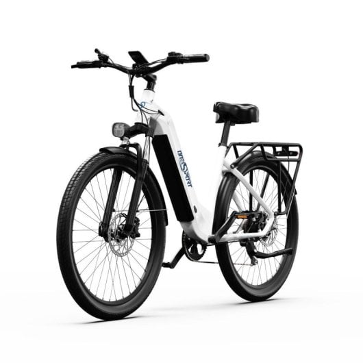 OneSport OT05 Bicicleta Elétrica Motor 250W Bateria 36V/18.2Ah Autonomia 60km Rodas 27.5" Branca