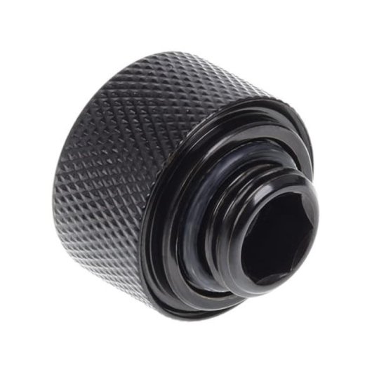 Alphacool Eiszapfen Pack 6 Racores de Compresión para Tubo Rígido 16/10mm Negros