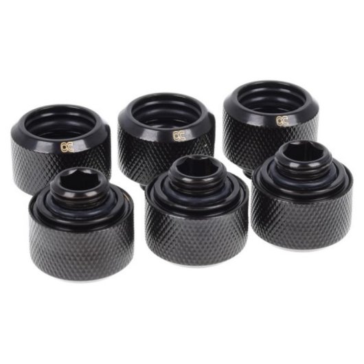 Refrigeração Líquida Alphacool Eiszapfen 16/10mm Pack 6 Preto