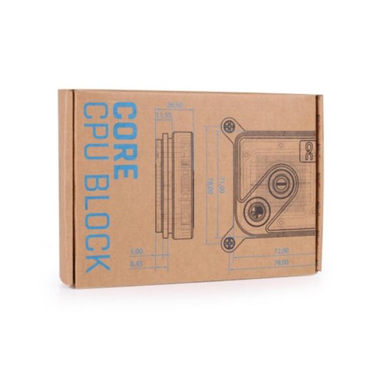 Refrigeración Líquida Alphacool Core 1 Negro 72 mm 1/4" Compatible AM4 AM5