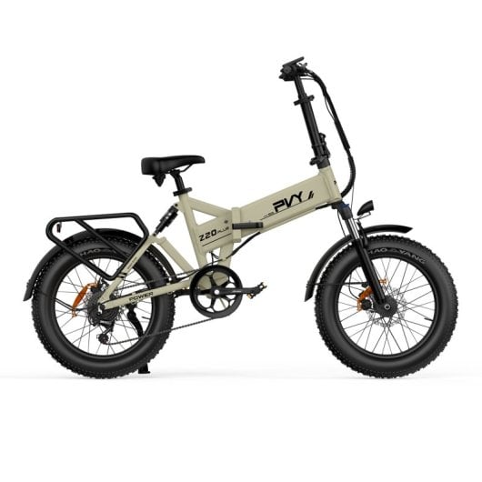 PVY Z20 Plus 1000 Vélo Électrique 250W Moteur Batterie 48V/16,5Ah Autonomie 120km 20" Beige