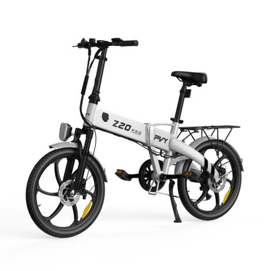PVY Z20 Pro Bicicleta Eléctrica Motor 250W Batería 36V/10.4Ah Autonomía 80km 20" Blanca