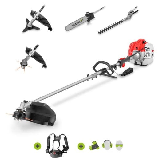 Greencut GM650X-5 Herramienta Multifunción de Gasolina 2 Tiempos 65cc 4.9cv