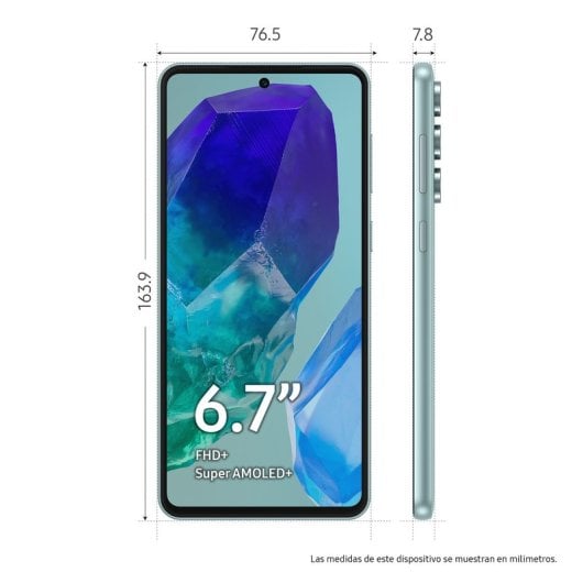Samsung Galaxy M55 5G 8/256GB Verde Claro Libre