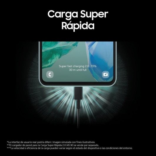 Samsung Galaxy M55 5G 8GB 256GB 6.7" Vert Clair