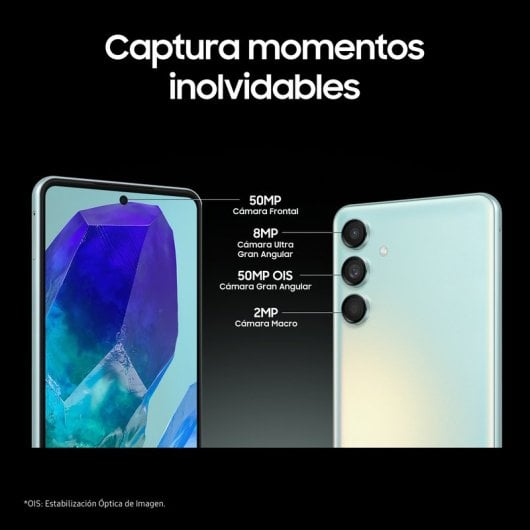 Samsung Galaxy M55 5G 8/256GB Verde Claro Libre