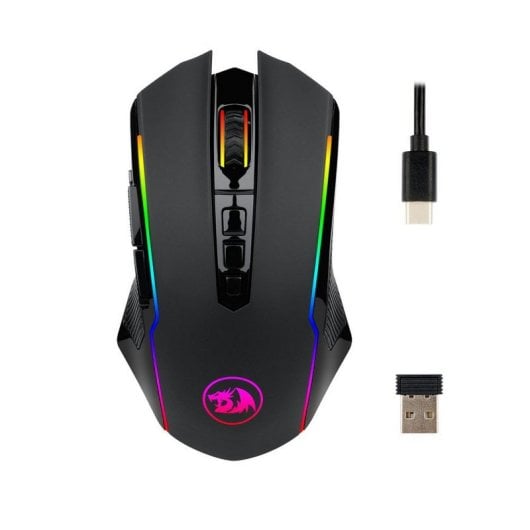 Redragon M910-KS Ranger Lite RGB Rattón Gaming Inalámbrico 8000 DPI Negro