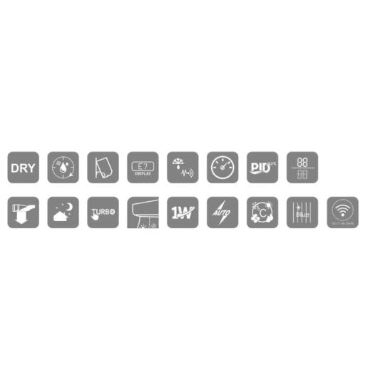 Haier HEC 35 Aire Acondicionado WiFi Split 1x1 con Bomba de Calor 3000 Frigorías