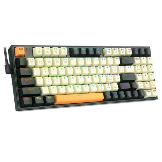 Redragon K636CLO-RGB Kitava Teclado Mecánico Gaming Switch Red Negro Teclado Inglés