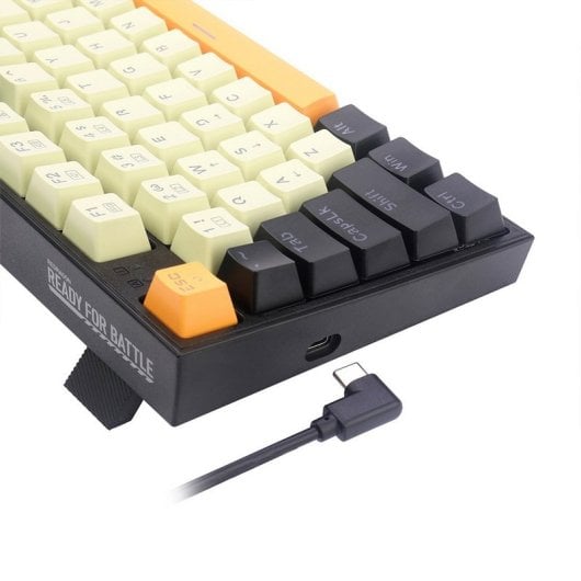 Redragon K636CLO-RGB Kitava Teclado Mecánico Gaming Switch Red Negro Teclado Inglés