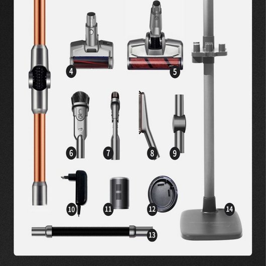 Jimmy H9 Pro Aspirador Escoba sin Cables 600W Dorado